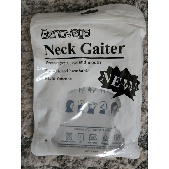 Set Of 4 Genovega Kids Washable Reusable Multi-Print Face Cover Neck Gaiter OS - Picture 11 of 11